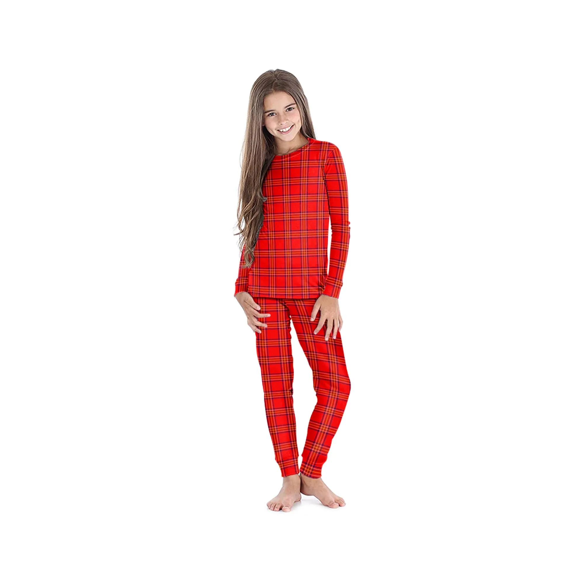 Burnett Modern Tartan Pajamas Family Set